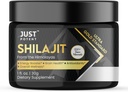 Just Potent Ultra Gold Standard Shilajit Resin Supplement - 100 + Trace Minerials ttesmå 124; 600mg Per Servering, 50 Servings - 124; Fulvic & Humanic Acids, Brain Health, Antioxidant, Energy, og Samlet Wellness