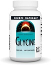 Source Naturals Glycin 500 mg Aminosyre Kosttilskud - 100 kapsler
