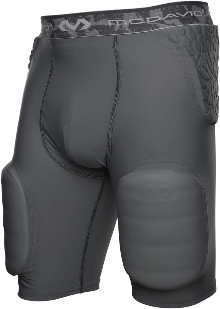 McDavid Hex Rival 5 polstrede fodboldbukser, integrerede polstrede fodboldbukser, voksen