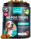 Ingen Poo Chewables for Hunde - Probiotika til fordøjelsessygdomme med enzymer - Coprophagia Deterrent - Canine Afføring Deterrent - Fordøjelse, Dental, Gut & immunforsvar - Ingen poop spiser