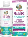 MaryRuth Organics Sea Moss med Spirulina og Chlorella Liposomal MSD 124; Chlorophyll MSD 124; Dandelion Root MSD 124; Superfood MSD 124; Ultra Absorption MSD 124; Vegan MSD 124; Non- GMO MSD 124; Gluten Free MSD 124; 7,6 fl oz MSD 124; 15 Servering