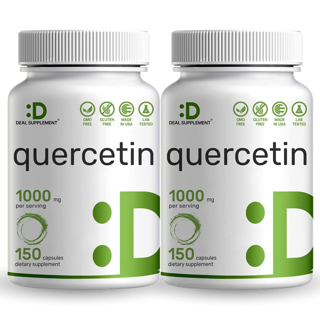 Quercetin 1000mg Per Servering (2 Pack)