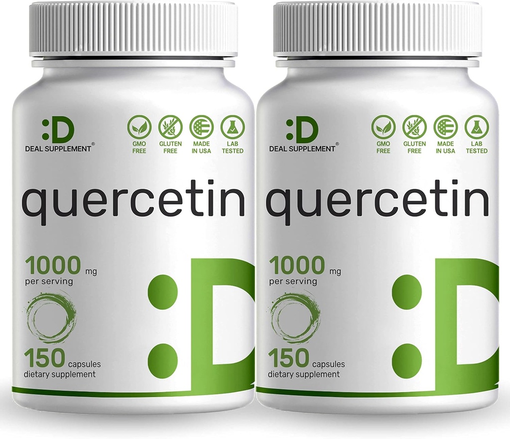 Quercetin 1000mg Per Servering (2 Pack)
