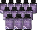 Hormonbalance & menopause; Relief fra Mood Swings, Hot Flashs, Night Sweats & Irritability - Isoflavoner, Black Cohosh, Hindbær, Valerian, Sage, Red Clover, Lemon Balm - 60 Greve (12)