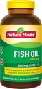 Nature Made Fish Oil 1200 Mg (360 Mg Omega-3) 200 Flydende bløddele