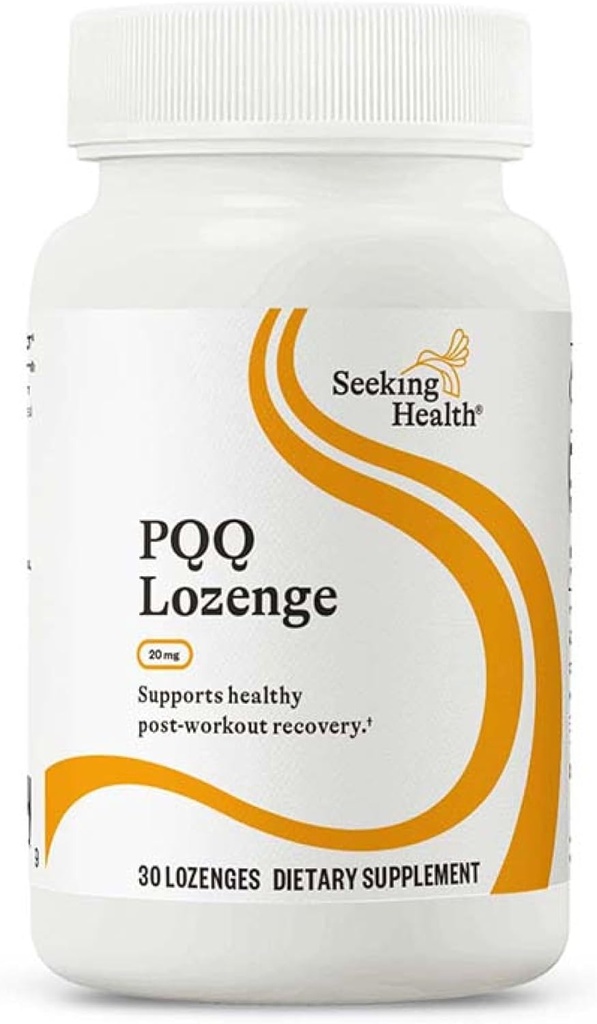 Søg Health PQQ, 20 mg Pyrroloquinoline Quinone (PQQ) per Lozenge, Antioxidant- Like Nutrients to Support Sund Aging and Oxidative Stress, Vegetar og Vegan (30 lozenges)