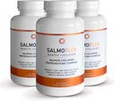 VITASEI Salmoflex Marine Collagen Peptider med Hyaluronsyre og C-vitamin, D, E - Salmon Collagen Supplement for ben og led - hår, hud og negle Vitaminer - 60 kapsler (pakning med 3)