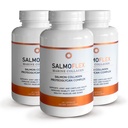 VITASEI Salmoflex Marine Collagen Peptider med Hyaluronsyre og C-vitamin, D, E - Salmon Collagen Supplement for ben og led - hår, hud og negle Vitaminer - 60 kapsler (pakning med 3)