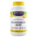 Sund oprindelse Premium Vitamin B5 Pantothensyre 500 mg Vegankapsler, Høj styrke, Energi Boost og Metabolisme Support, Træthed & Træthed, Acne supplement til hudpleje, Hvid, 240 Tæl