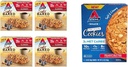 Atkins Soft Baked Energy Bars, Blåbær, 15g Protein, 2g Sukker, Excellent Kilde & Jordnøddesmør Protein Cookie, Protein Dessert, Rich in Fiber, 3g Net Carb, 1g Sukker