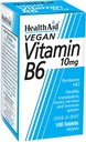 Sundhedsstøtte Vitamin B6 (Pyridoxin HCl) 10mg 100 tabletter