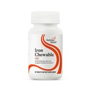 Søg sundhed Iron Chewable - Mineral supplement til støtte sund metabolisme - Supplement hjælpemidler Muskelfunktion hos mænd og kvinder - Energistøtte Supplement - 10 mg, 60 tabletter