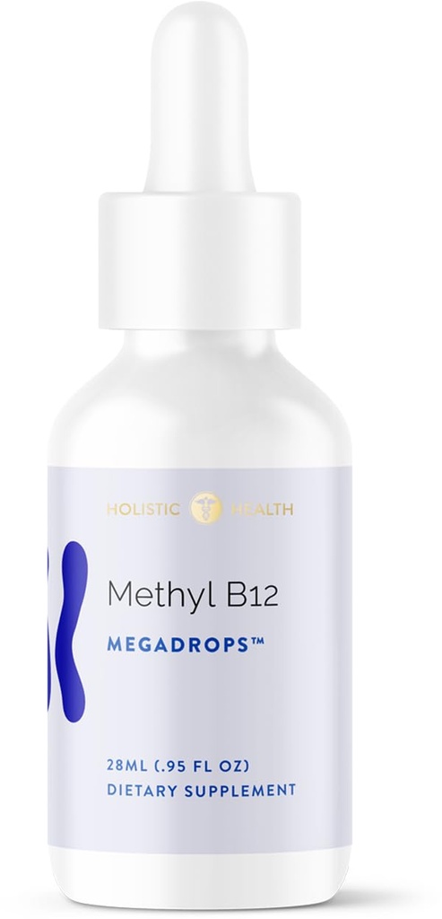 Holistisk sundhedsmethyl B12 MegaDrops ™ 28ML (.95 FL oz)