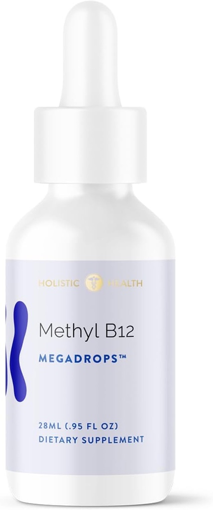 Holistisk sundhedsmethyl B12 MegaDrops ™ 28ML (.95 FL oz)