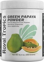Royal Tropics Green Papaya Powder. Enzymer til fordøjelsesstøtte.