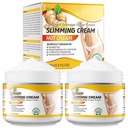 2PCS VOGSIG Ingefær Slimning Cream - Anti Cellulit, Fat Burning, Stramning & Fugt, 1oz hver