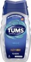 TUMS Ultra Strength Chewable Antacida Tablets for Heartburn Relief, Pebermynte - 72 Greve
