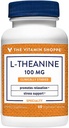 Den Vitamin Shoppe L- Theanine 100MG, Klinisk Studerede Ingrediens, Understøtter afslapning & Stress (60 kapsler)