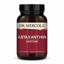 Dr. Mercola Organic Astaxanthin - 4 mg Astaxanthin - Kraftfuld Antioxidant Support - Organic Microalger Extract - Non-GMO, Gluten- Free & Soy- Free - 90 Kapsler (90 Servere)