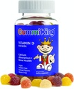 Gummi King Vitamin- D tillæg, Strawberry / Lemon / Orange / Grape / Cherry / Grapefrugt, 60 Greve