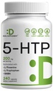 Deal Support 5- HTP 200mg Per Serving, 240 Kapsler, 98% African Derived Griffonia Seed Extract 124; 4 i 1 Formelle 124; Plus Active L Theanine, L Tryptophan, & GABA 124; Afslapning Support Supplement