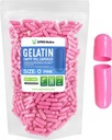 XPRS Nutra Størrelse 0 Tomme kapsler - 1000 Tomme Gelatine kapsler - Piller gør det - Pure Bovin Pill Gel Caps for Do- It- Yourself Kosttilskud (Pink)