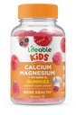 Lifeable Kids Calcium Magnesium og D-vitamin Gummeblade 124; Great Tasting Kids Calcium Gummeplader 124; for Tand- og Knoglesundhed