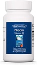 Allergy Research Group Niacin Supplement - Vitamin B3 til mænd og kvinder, Niacin med flush, Nicotinsyre, NAD, 250 mg vegetariske kapsler - 90 Tæl