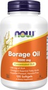 Now Foods Supplements, Borage Oil 1000 mg med 240mg GLA (Gamma Linolensyre), 120 Softgels