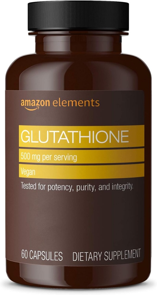 Elementer Glutathion 500 mg 60 kapsler