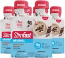 SlimFast Meal udskiftning Shake, Original Cappuccino Delight, 10g klar til at drikke protein til vægttab, 11 Fl. Oz flaske, 4 greve (pakke af 3) (Packaging May Vary)