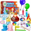 UNGLINGA 33 Experiments Science Kit for Kids, Science Project STEM Legetøj gaver til drenge piger læring pædagogisk kemi sæt, Volcano Erupting, Sciences Kit