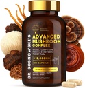 Dr. Sosnewski 's BioActive X10 Mushroom Complex 124; Potent Ekstrakter af Lions Mane, Cordyceps, Chaga, Tyrkiet Tail, Reishi, Shiitake, Tremelia, Oyster, Agaricus & Enoki; 120 Kapsler