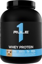 Rule 1 Whey Protein – 24g Fast-Acting Protein from All-Whey Sources with Naturally Occurring EAAs & BCAAs for Workout Recovery or Anytime Use (5 Pounds*, Café Mocha)