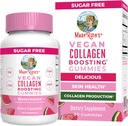 MaryRuth Organics Vegan Collagen for kvinder & mænd, Collagen Boosting Gummies, hudpleje, Lysin, C-vitamin, A-vitamin, Amla, supplement til hår & hud, Vegan, non-GMO, gluten fri, 90 Servere