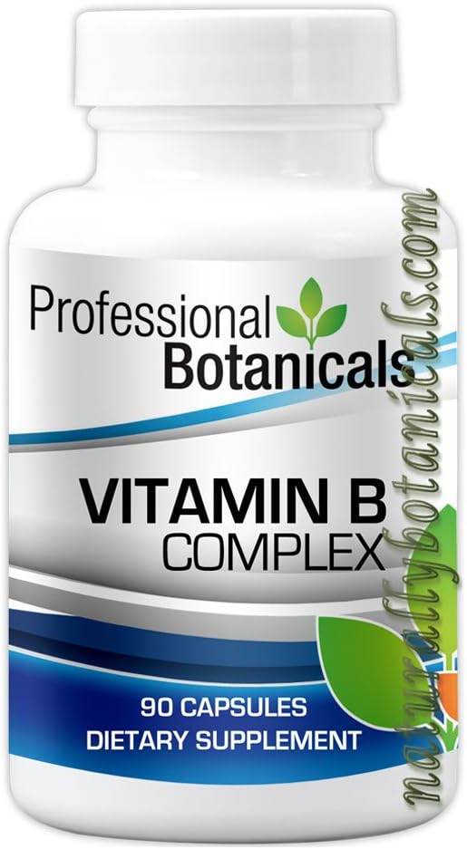 Professionelle Botanicals Vitamin B Complex - 90 vegetariske kapsler