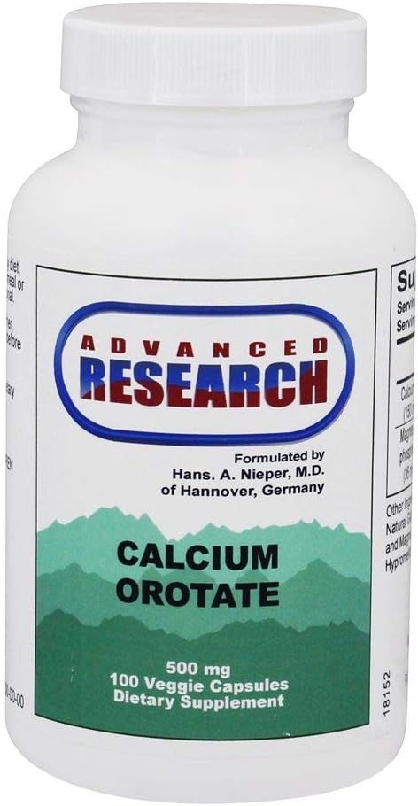 Dr. Hans Nieper Calcium Orotere kapsler, 100 Greve