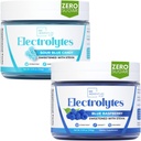 Min Adventure til Fit Forfriskende Hydration Elektrolyter Pulver med Zero Sugar, Bundle, Blå Hindbær & Sour Blå Arme