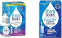 TheraTears Tør øje terapi Smøremiddel øjendråber til tørre øjne, 1 fl oz flaske Twin Pack, (2 x 30ml flasker) & Flydende Gel Nighttime Smøremiddel øjendråber til tørre øjne, Single-use Hætteglas, 30 Greve