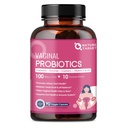 NATUR TARGET Vaginal Dame Probiotika, 100 Millioner CFU 'er Probiotika & Prebiotika med fordøjelsesenzymer, Cranberry & D- Mannose - Understøtter pH balance, Odor & Urinstof sundhed - 90 kapsler