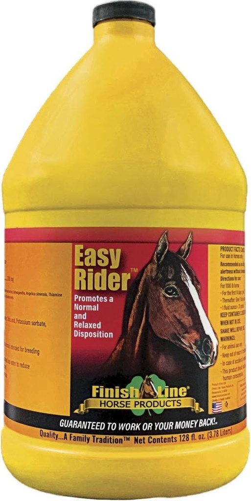 Finish Line Easy Rider Equine Supplement 128 oz