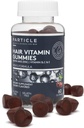 Partikelhårgummier, Gluten Free & Vegan Supplement med C-vitamin, biotin, zink & vitamin B12, mænds daglige supplement til hår & wellness support, Cherry Flavor, 60 Gummies, 1 måned Tilgang