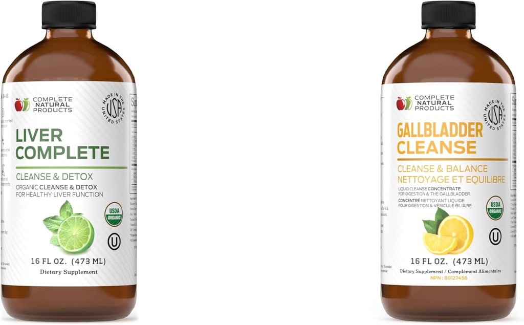 Komplette naturlige produkter Lever Komplette 16oz & Gallblære Komplette 16oz Bundle