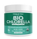 Organic Chlorella Powder – Raw & Sun-Grown – Nutrient-Dense Green Algae with CGF (Chlorella Growth Factor), Supports Overall Well-Being and Vitality – Vegan-Friendly – 75 Servings (225g)