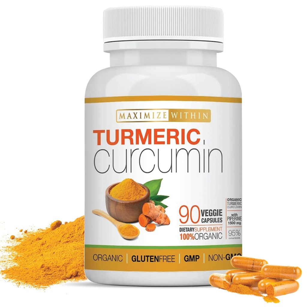 Gurkemeje med Piperine 1500mg, 90 Greve