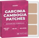 Garcinia Cambogia Patches (pakke med 60) - 100% Natural Patch for kvinder og mænd - med B12 & Kalium - Energi, Focus & Body Support - Forbedret formel