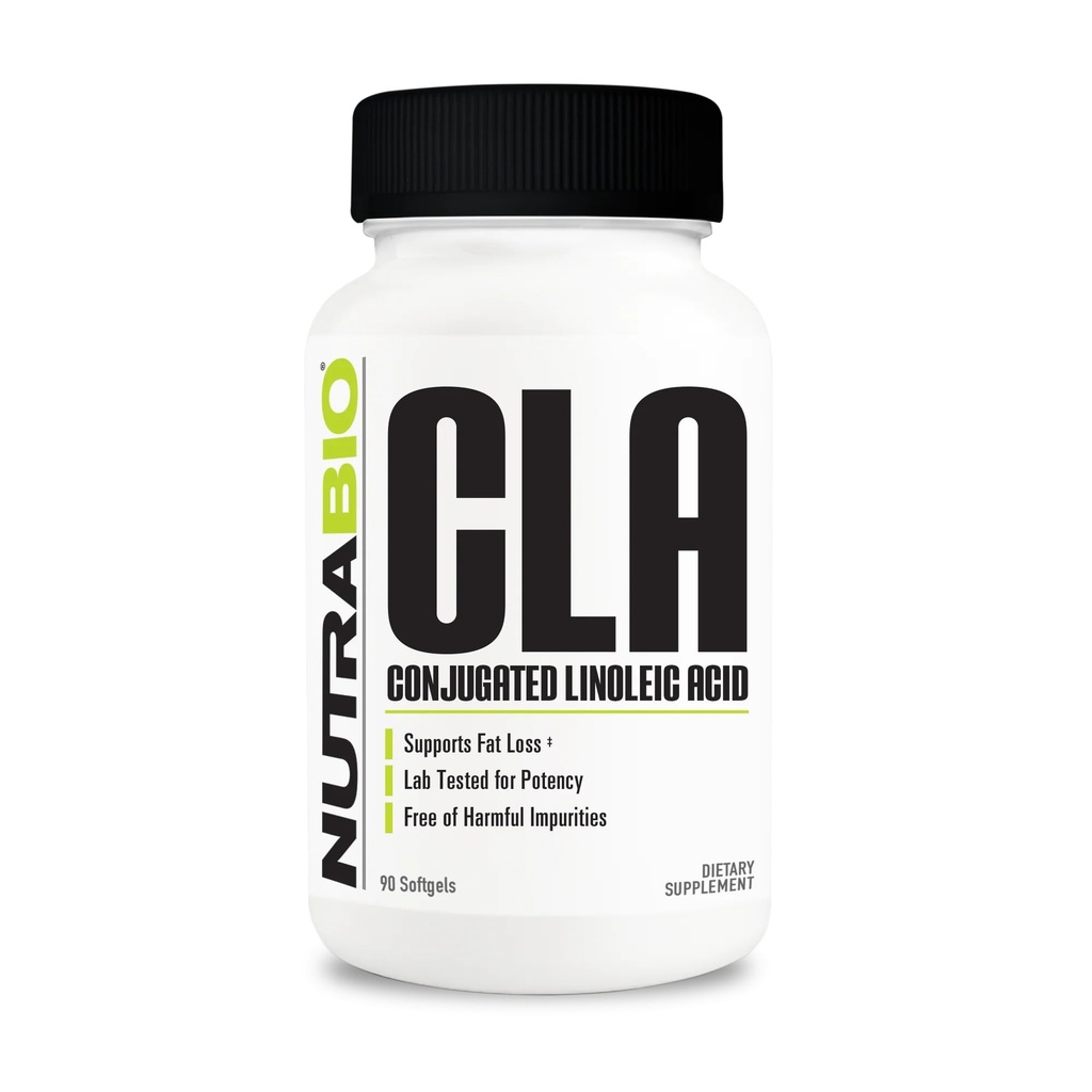 Nutrabio CLA Conjugated Linolsyre Supplement, 800mg - 90 Softgel
