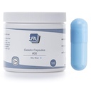 Tomme kapsler Størrelse 00 - Sky Blue Farvet Gelatine - 120 Greve - Fits Kapselfyld bakke - Forenede Beef Gel Caps Easy Snap for DIY Powder supplement piller - Certificeret Halal