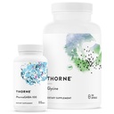 THORNE - Slap af & Detox Bundle - PharmaGABA og Glycine Combo til stress Relief & afgiftning - 60 til 125 Servere