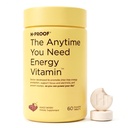 H- PROOF Den Anytime du har brug for energi Vitamin til vedvarende energi, Fokus & Alerness med Jitter- Free Coffein, 60 Chewable Energy Kosttilskud (30 Servere), Blandede Berry